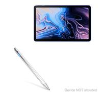 BoxWave Stylus Pen for TCL 10 Tab Max (Stylus Pen by BoxWave) - AccuPoint Active Stylus, Electronic Stylus with Ultra Fine Tip for TCL 10 Tab Max - Metallic Silver