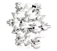 Boxwizard Snowflake Cookie Cutter Stainless Steel