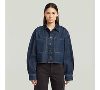 Boxy 2-Pocket Overshirt - worn in eclipse - Women S