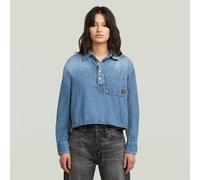 Boxy Day Shirt - Medium blue - Women M