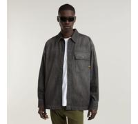 Boxy Flap Pocket Shirt - Grey - Men L