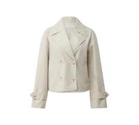 Boxy Linen Blend Short Jacket with Button Closure Women COMMA Beige 44