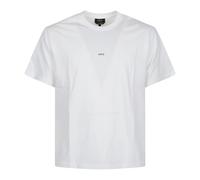 Boxy Micro Logo Gots T-Shirt - male - A.P.C. - T-Shirts - White - M - Tops M