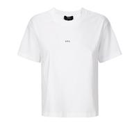 Boxy Micro Logo T-Shirt - female - A.P.C. - T-Shirts - White - M - Tops M