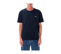 A.P.C. Mens Relaxed Fit Petit VPC Logo T-Shirt - Colour: TIQ Dark Navy/Ecru - Size: Medium