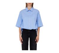 Boxy Shirt with Drawstring Hem - female - Liu Jo - Shirts - Multicolor - L - Blouses & Shirts L