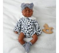 Boy 12 Inch, Full Silicone Baby Doll, Realistic Baby Dolls, Realistic Veins & Sleeping Pose, Not Vinyl, Reborn Baby Dolls Silicone Full Body