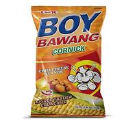 Boy Bawang Cornick, Chili Cheese - Crispy Tasty & Gluten-Free Corn Nuts 17.6oz (500g)