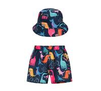Boy Clothes Prints Beach Kids Girls Bathing Suit Toddler Swim Infant Shorts Boys Swimming Pull Trunks Swimsuit Boys Swimwear Hats Set Boy Clothes (Multicolour, 10-12 Years)