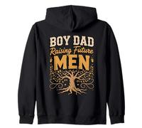Boy Dad Raising Future Men Zip Hoodie
