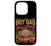 Boy Dad Wrestling Champion Sons Father Case for iPhone 14 Pro