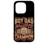 Boy Dad Wrestling Champion Sons Father Case for iPhone 15 Pro