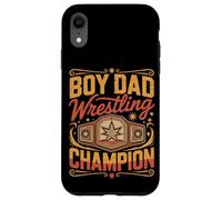 Boy Dad Wrestling Champion Sons Father Case for iPhone XR