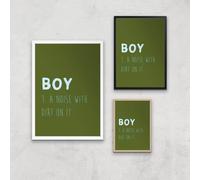 Boy Definition Art Print - A2 - Print Only