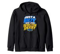 Boy Demo Derby Kids Demolition Zip Hoodie