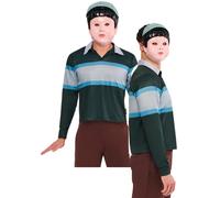 Boy Doll Squid Game Netflix Character Fancy Dress Costume Adults + Mask