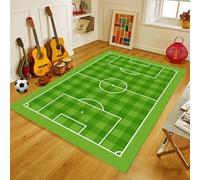 Boy Football Basketball Field Area Rug - Washable Non-Slip Indoor Play Mat for Teenager Kids Boys, Bedroom Living Room Floor Decor Game Carpet (Style 6,120x180cm)