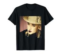 Boy George Of Culture Club Dollar Hat By Simon Fowler T-Shirt