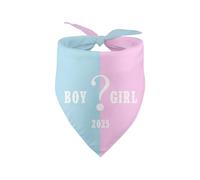 Boy？Girl 2025 Dog Bandana Baby Announcement Pregnancy Announcement Gender Reveal Dog Bandana Photo Prop Pet Scarf Pet Accessories for Dog Lover