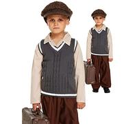 BOY GIRL CHILDRENS WW2 EVACUEE 1940S ORPHAN FANCY DRESS COSTUME BOOK WEEK 4-12 #EVACUEE BOY~7-9 YEARS