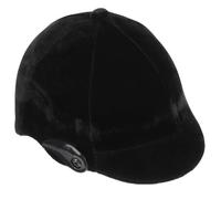 Boy Girl Horse Riding Helmet with Full Ventilation and Dial Fit | Polypropylene Shell, Padded Lined Interior, Adjustable Chin Strap, Black Finish, for Youth Sessions and Stables