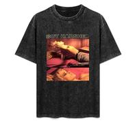 Boy Harsher American Electronic Retro Logo Unisex T-Shirt Printed Tee Graphic Top Men Black Shirt 3XL