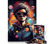 Boy Is Far Out for Adults 1000 Piece Jigsaw Puzzle Cognitive Workout Restful Escape No Rough Edges Ideal Present (50x75cm)
