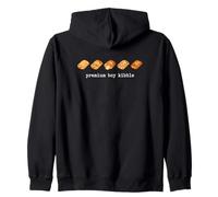 Boy Kibble Funny Foodie Snack Eater Hunger Culinary Boy Zip Hoodie