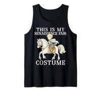 Boy Knight on Horse This is My Renaissance fair Costume Kids Tank Top