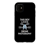 Boy Likes Drone Photography Hobby Gift Case for iPhone 11