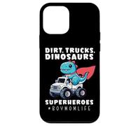 Boy Mom Dinosaur Monster Truck Superhero Dino Mother Case for iPhone 12 mini