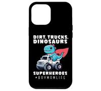Boy Mom Dinosaur Monster Truck Superhero Dino Mother Case for iPhone 12 Pro Max