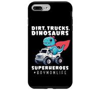 Boy Mom Dinosaur Monster Truck Superhero Dino Mother Case for iPhone 7 Plus/8 Plus