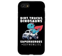 Boy Mom Dinosaur Monster Truck Superhero Dino Mother Case for iPhone SE (2020) / 7/8