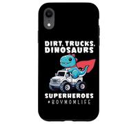 Boy Mom Dinosaur Monster Truck Superhero Dino Mother Case for iPhone XR