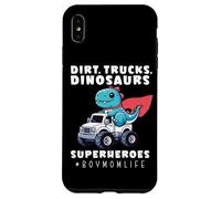 Boy Mom Dinosaur Monster Truck Superhero Dino Mother Case for iPhone XS Max