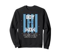 Boy Mom Life Rockin' Raising Sons Proud Mother Bow Tie Sweatshirt