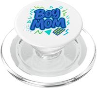 Boy Mom Raising Boys Mothers Day Mama Mommy Funny Saying PopSockets PopGrip for MagSafe
