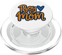 Boy Mom Raising Boys Mothers Day Mama Mommy Funny Saying PopSockets PopGrip for MagSafe