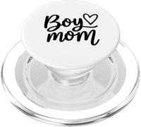 Boy Mom Raising Boys Mothers Day Mama Mommy Funny Saying PopSockets PopGrip for MagSafe