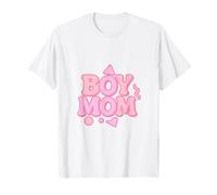 Boy Mom Raising Boys Mothers Day Mama Mommy Funny Saying T-Shirt