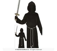 Boy Of Darkness Grim Reaper Boys Halloween Black Robe Fancy Dress Costume Age 3-