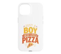 Boy Pizza Lover Italian Food College Slice Pizza Case for iPhone 15