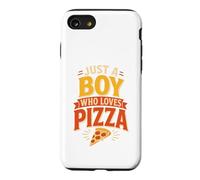 Boy Pizza Lover Italian Food College Slice Pizza Case for iPhone SE (2020) / 7/8