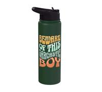 Boy Sarcasm Boy Sarcastic Boy Stainless Steel Insulated Water Bottle