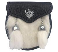 Boy Semi Dress White Semi Dress Sporran with a Thistle Emblem & Chain Belt