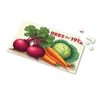 Boy Toys Bees For 1912: A Vibrant Harvest Of Vegetables Picture Puzzle Toddler Puzzles Ages 2-4 1000 Piece Puzzles(1000PCS)