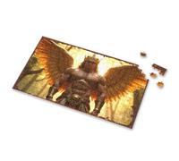 Boy Toys Golden Angel: A Mythical Guardian In Radiant Light Picture Puzzle Puzzle Board Easter Gifts For Adults(300PCS)