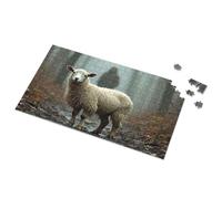 Boy Toys Lonely Sheep In The Foggy Forest Picture Puzzle Gift For 4 Year Old Boy Puzzles For Toddlers 2-4(1000PCS)