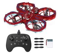 Boy Toys Mini Drone RC Plane for Kids Age 8-12: Remote Control Quadcopter Spider Toys for Kids with Altitude Hold Gifts for Boys Age 6-14 Outdoor FPV Toy Helicopter Hand Operated (Red)